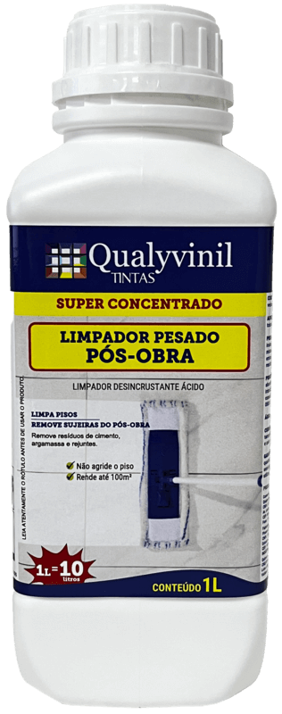 Qualyvinil Limpador Pesado Pos-Obra